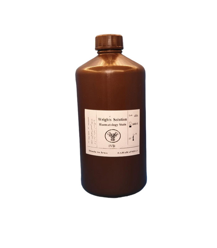 Wright BA رنگ آماده مصرف رایت بهار افشان Bahar Afshan Wrights Hematology Stain 1000ml - تصویر 1