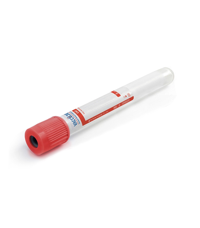 CAT 6ml Tube Vaccuject لوله خونگیری خلاء لخته + فعال کننده لخته وکیوجکت VACCUJECT Clot Activator (CAT) Vacuum Blood Collection Tube 6ml - تصویر 1