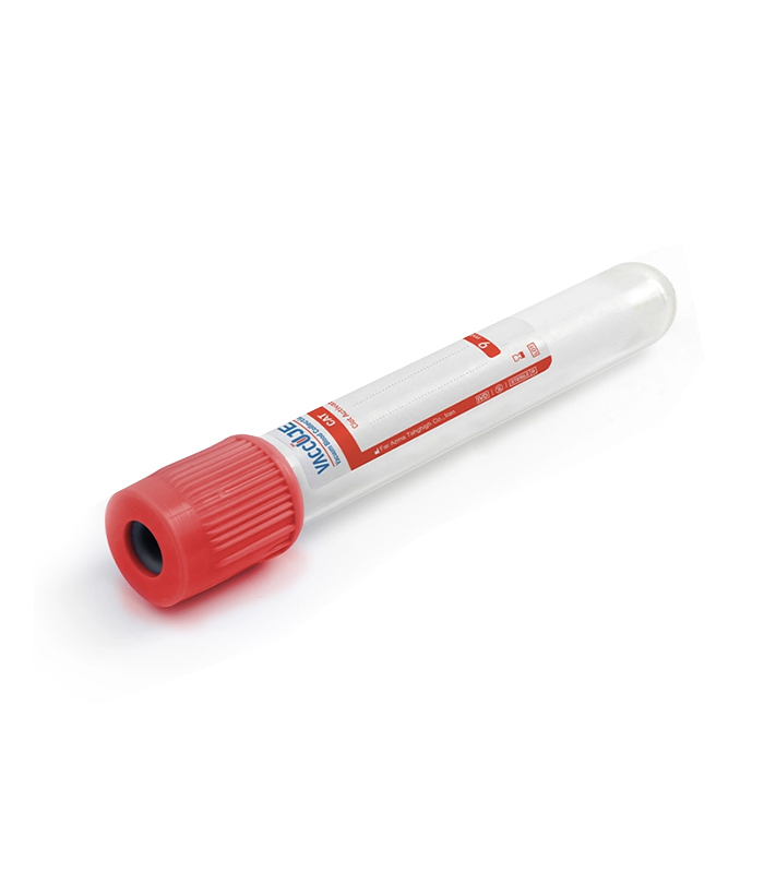 CAT 9ml Tube Vaccuject لوله خونگیری خلاء لخته + فعال کننده لخته وکیوجکت VACCUJECT Clot Activator (CAT) Vacuum Blood Collection Tube 9ml - تصویر 1