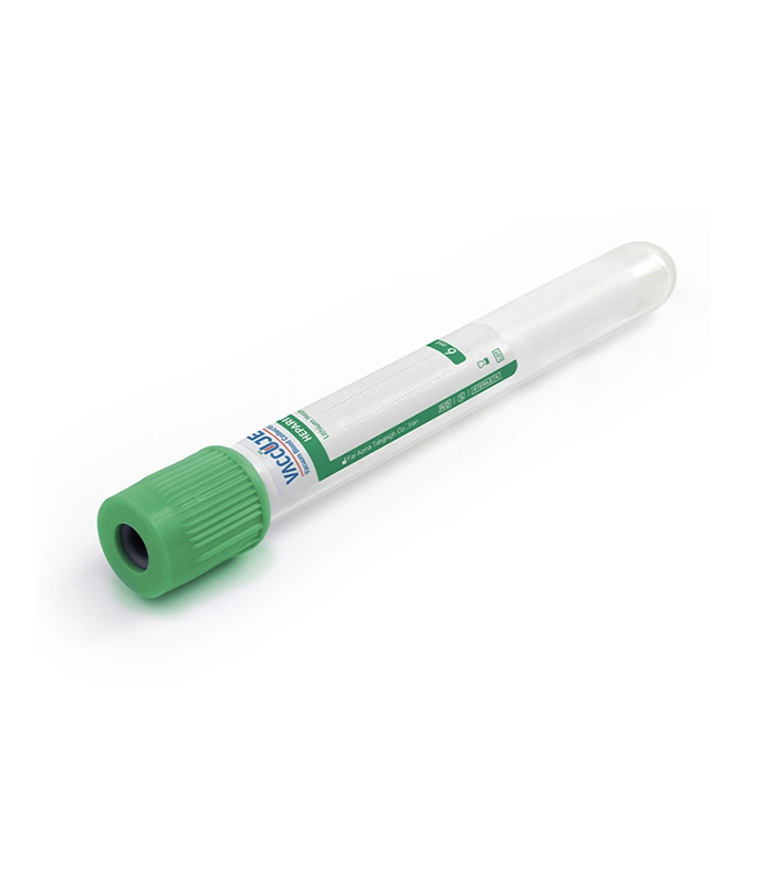 Lithium Heparin 6ml vaccuject لوله خونگیری خلاء لیتیوم هپارین وکیوجکت VACCUJECT Lithium Heparin Vacuum Blood Collection Tube 6ml - تصویر 1